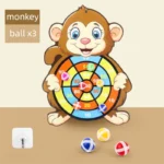 Educational Games Dart Board Baby Toy Stickey Ball Dart Indoor Sports Child Montessori Games for Children 3 to 7 Years - Image 9