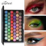 POPFEEL 54-Color Eyeshadow Palette - Versatile Earth Tones & Vibrant Rainbow Shades in One Compact - Create Endless Makeup Looks - Image 5