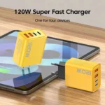 Total 120W USB Type C Charger 4 Port Fast Charging USB Phone Charger Adapter For iPhone Samsung Xiaomi Quick Charge Wall Charger - Image 2