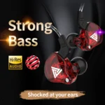 Original QKZ AK6 In Ear Earphone 6 Dynamic Driver Unit Headphone With Mic Stereo Sports HIFI Subwoofer Headset Monitor Earbuds - Image 4