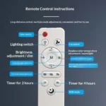Latest 1Pcs DIY Accessories Universal Basic Remote Controller For Living Room Ceiling Fans With Light And Sleep Mode - Image 3