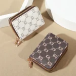 Chic Vintage Zippered Card Holder Wallet for Women - Secure Multi-Card Slots, Fashionable Faux Leather with Coin PurseLuxurious - Image 3