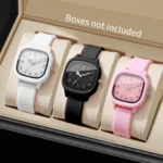 1/3/10PCS Fashion Silicone Band Women Quartz Watches Set Casual Arabic Dial Wristwatch for Girls Clock Reloj Hombre(Without Box) - Image 3