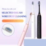 Electric Ultrasonic Toothbrush Six Speed Mode Home Soft Hair USB Charging Waterproof Adult Tooth Cleaner Automatic Couple Set- - Image 6