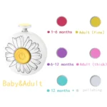 Electric Baby Nail Trimmer Kid Nail Polisher Tool Infant Manicure Scissors Baby Hygiene Kit Baby Nail Clipper Cutter For Newborn - Image 7