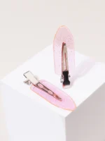 10pcs seamless fashion girl transparent hair clips, makeup facial accessory clips styling hair clips Special for real hair wigs - Image 3