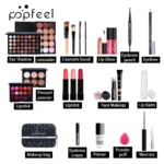 POPFEEL All In One Makeup Kit  for Women Full Kit Set, All in One Makeup Sets Include Eyebrow Eyeliner Eyeshadow - Image 4