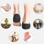 Plantar Fasciitis Heel Spur Foot Support With U-Shaped Silicone Gel Heel Cups for Heel Pain Relief Insoles for Man Woman Walking - Image 5
