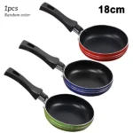 12cm/14cm/16/18cm Mini Frying Pan Non-Stick Steel Frypan Pot Saucepan Random Color For Cookware Kitchen Cookware - Image 7