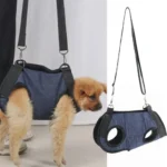 Adjustable Straps Dog Sling Harness Breathable with Pockets Carry Dog Shoulder Bag Soft Dog Lift Harness Walking The Dog - Image 5