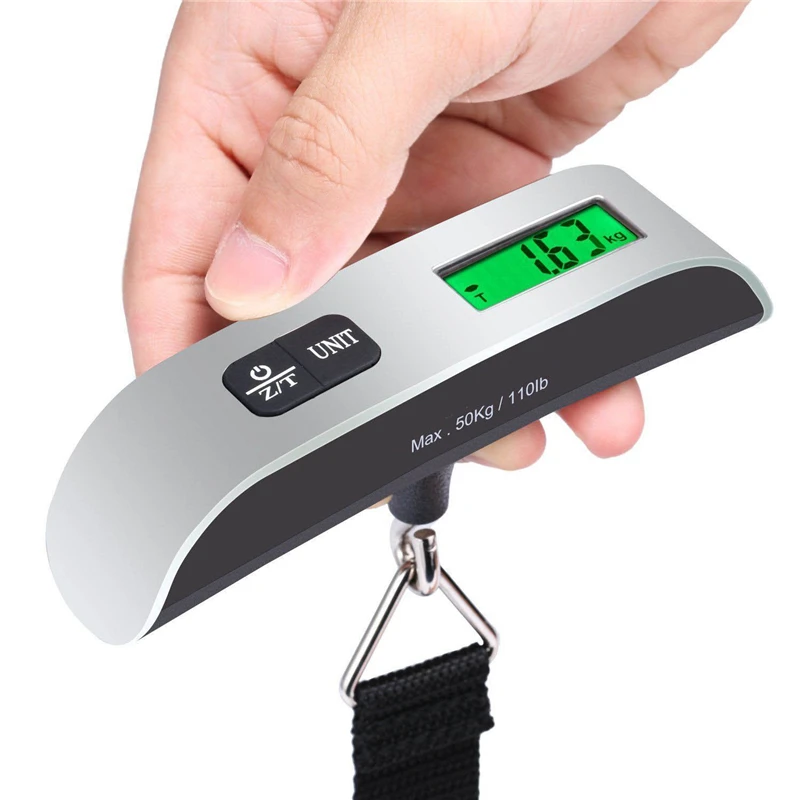 S6d722b0d93a6480bb7d89468841e92baS.webp Portable Scale Digital LCD Display 110lb/50kg Electronic Luggage Hanging Suitcase Travel Weighs Baggage Bag Weight Balance Tools - Image 1