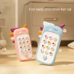 Baby Phone Toy Music Sound Telephone Sleeping Toys With Teether Simulation Phone Kids Infant Early Educational Toy Kids Gifts - Image 2