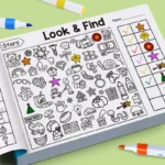 Children's Search for Items Game, Enhance Visual Perception, Fun Coloring Book, Focus and Attention, Handwriting Exercise Book - Image 4