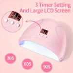 LINMANDA Professional USB Electric Nail Drill Polish File Kit with UV LED Nail Lamp Gel Manicure Dryer Lamp Acrylic Starter Set - Image 3