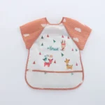 Waterproof EVA Full Sleeve Baby Bibs Children Apron Long Sleeve Feeding Smock Kids Eating Breastplate Infant Scarf Clothing - Image 7