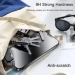 1-5PCS Anti-Spy Glass for iPhone 15 14 13 12 11 16 17 Pro Max Mini X XS XR 7 8 6 Plus Privacy Screen Protector For iPhone 17 - Image 5