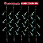 TAKBAS 1/5 Packs Sabiki Rigs, Fishing Bait Rigs, Luminous Sea Fishing Rig with High Carbon Fishing Hooks,for Fresh/Saltwater - Image 9