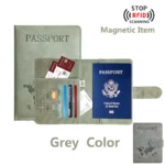 Passport Holder for Travel Essentials  Passport Wallet Cover Case for Travel  Accessories,Passport Book Holders for Women/Men - Image 7