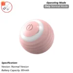 iLMH 1/2 PCS Cat Interactive Ball Toy Automatic Rolling Ball Faux Tail Rechargeable Smart Pet Electric Toy Pet Toy Imitate Mouse - Image 23