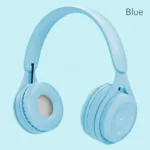 Y08 Wireless Bluetooth Headphone  Macaron Headphones Stereo Headband Gaming Headset with Mic Gamer Girl Gift for Mobile Tablet - Image 8
