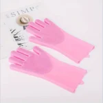 Pet Grooming Cleaning Gloves Dog Cat Bathing Shampoo Glove Scrubber Magic Dishwashing Cleanner Sponge Silicon Hair Removal Glove - Image 7