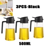 200/300/500ml Oil Spray Bottle BBQ Cooking Olive Oil Sprayer Plastic Baking Oil Spray Empty Bottle Vinegar Bottle Or  Oil brush - Image 17