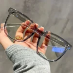1/2/3 Pairs of Universal Fashion Glasses, Square-Framed Glasses, Fashionable Campus Style, Clear Black Frame, Back to School - Image 2