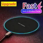 Wireless Charger For iPhone 17 16 15 14 Pro Max Induction Fast Charging Pad Dock Station For Samsung S23 S22 Xiaomi Huawei
