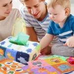 Baby Montessori Toy,Magic Tissue Box,Educational Learning Activity Sensory Toy For Kids Finger Exercising  Busy Board Baby Game - Image 2