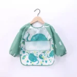 Waterproof EVA Full Sleeve Baby Bibs Children Apron Long Sleeve Feeding Smock Kids Eating Breastplate Infant Scarf Clothing - Image 30