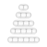 Silicone USB Cable Organizer USB Charging Cable Winder Desktop Tidy Management Clips Cable Holder For Mouse earphone Accessories - Image 18
