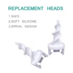 Ear Wax Remover Tool Ear Cleaner With Soft Silicone 16 Replacement Tips Simply To Grab Extract Earwax - Image 3