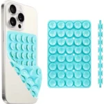 Silicone suction cup phone stand with strong double-sided no-hand grip, video fixing pad, silicone rubber suction，silicone case - Image 5