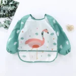 Waterproof EVA Full Sleeve Baby Bibs Children Apron Long Sleeve Feeding Smock Kids Eating Breastplate Infant Scarf Clothing - Image 18
