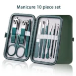 Professional 7/10/12/18 Piece Nail Care Kit Stainless Steel Manicure & Pedicure Set Nail Clipper Set with Travel Case - Image 10