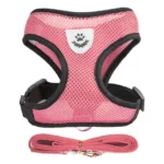 Adjustable Mesh Pet Harness with Leash, Polyester Vest Type Walking Strap for Small Medium Cats Dogs - Image 8