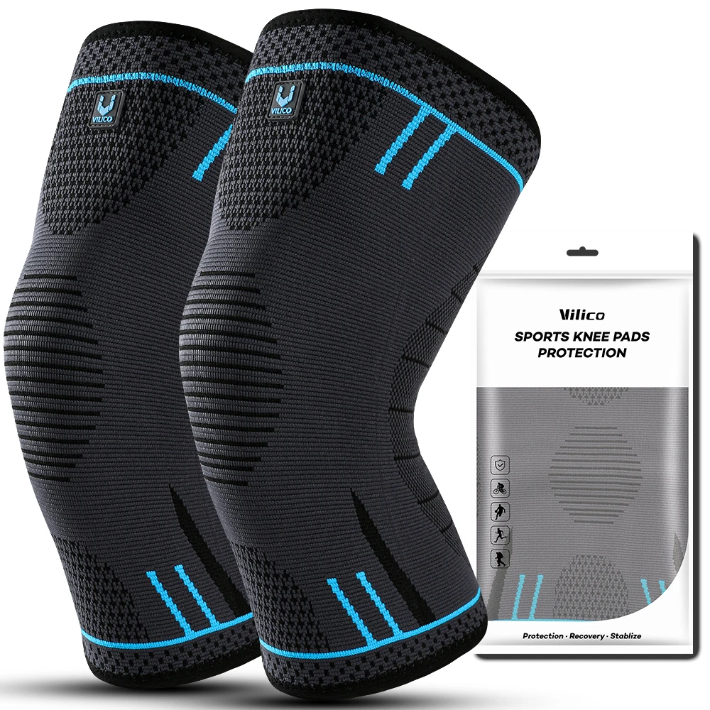 S7d73b0d474074b2a9f077df5647f268d5.webp 1 Pcs Compression Knee Support Sleeve Elastic Breathable Knee Pads Brace Springs Gym Sports Protector Basketball Volleyball Run - Image 1