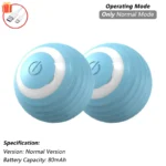iLMH 1/2 PCS Cat Interactive Ball Toy Automatic Rolling Ball Faux Tail Rechargeable Smart Pet Electric Toy Pet Toy Imitate Mouse - Image 11