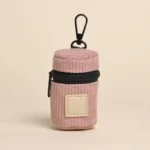 New Corduroy Dog Poop Bag Dispenser Multi-color Zipper Waste Bag Holder Hangable Walking Use Poop Bag Organizer Pet Supplies - Image 8