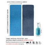 Portable Cooling Towel 4Pcs Silicone Wrapped Sports Towel - Image 2
