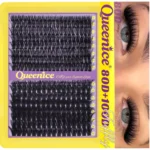 60D80D100D Thick False Eyelashes with Mixed Length, D Curl Cat-Eye Style for a Fluffy And Dramatic Look Suitable for Beginners - Image 8