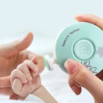 Electric Baby Nail Trimmer Kid Nail Polisher Tool Infant Manicure Scissors Baby Hygiene Kit Baby Nail Clipper Cutter For Newborn - Image 2
