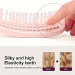 WANMEI Volumizing Detangling Hair Massage comb Hair Massage Comb with Hollowed-Out Design hair styling tools for real hair wigs - Image 5