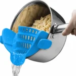 1pc, Strainer, Pot Strainer, Adjustable Clip On Strainer For Pots Pans And Bowls, Kitchen Pot Strainer - Image 8