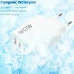 Fast Charging USB Type C Charger 120W 4 Port PD Quick Charge 3.0 For iPhone Samsung Xiaomi Huawei EU US UK Plug Phone Adapter - Image 4