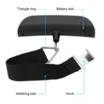 Portable Scale Digital LCD Display 110lb/50kg Electronic Luggage Hanging Suitcase Travel Weighs Baggage Bag Weight Balance Tools - Image 4