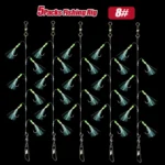 TAKBAS 1/5 Packs Sabiki Rigs, Fishing Bait Rigs, Luminous Sea Fishing Rig with High Carbon Fishing Hooks,for Fresh/Saltwater - Image 14