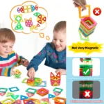 Magnetic Building Blocks DIY Magnets Toys medium size STEM Toys Construction Toys Learning Educational Magnet Toys - Image 6
