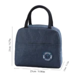 Insulated Lunch Bag Insulation Bento Pack Aluminum Foil Rice Bag Meal Pack Ice Pack Student Bento Lunch Handbag Insulation - Image 7