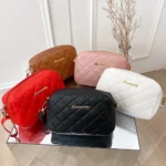2024 Tassel Small Messenger Bag For Women Trend Lingge Embroidery Camera Female Shoulder Bag Fashion Chain Ladies Crossbody Bags - Image 2